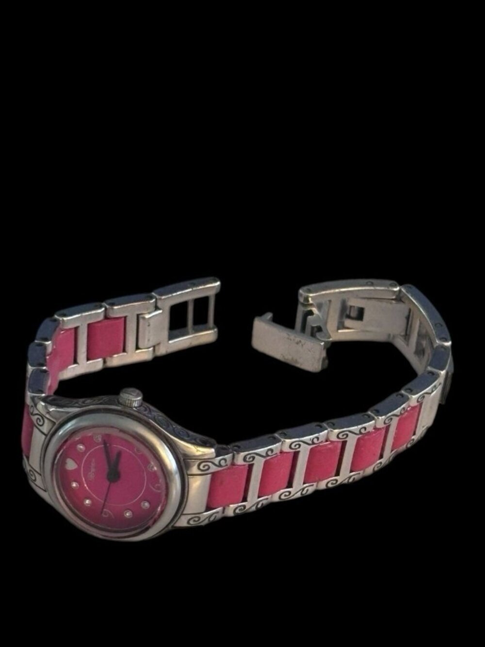 Classic Ladies Brighton Baby Brooklyn Silver Plate Watch - Pink New Battery